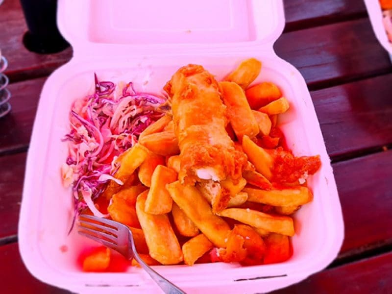 coopers catch kaikours fish and chips